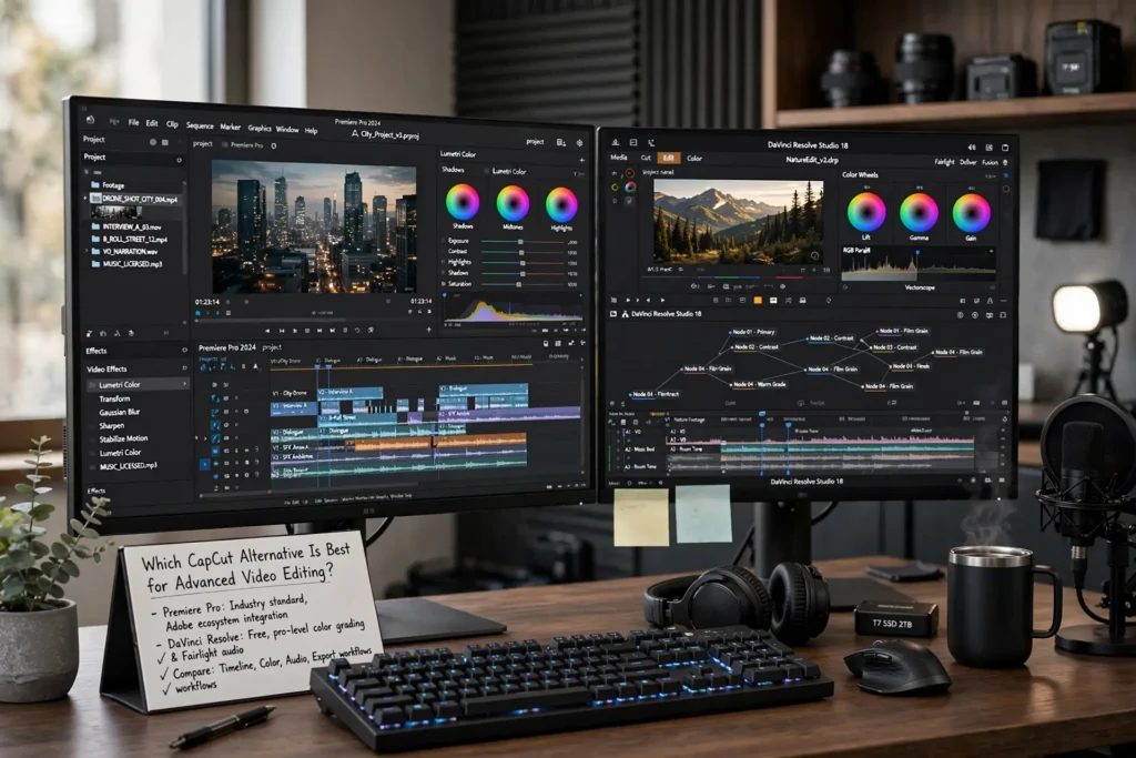 Which CapCut Alternative Is Best for Advanced Video Editing?