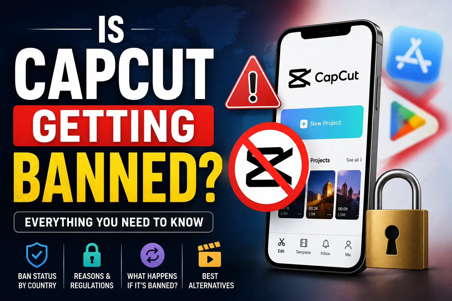 is capcut getting banned